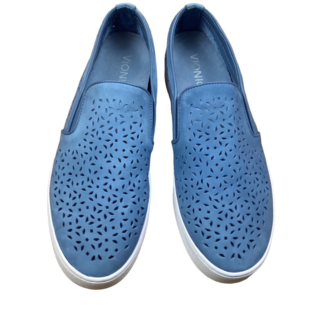 Vionic Splendid Midi Perforated Suede Slip-On Sne… - image 1